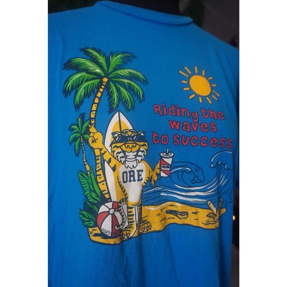 Vintage 90s Riding the Wave Tee - Picture 4 of 5